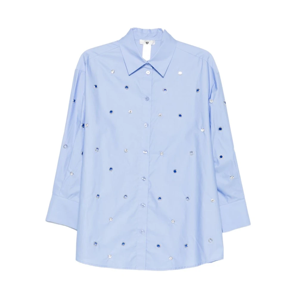 Twinset Women's Blue U&B Shirt - Shirts - Xs - Blouses & Shirts
