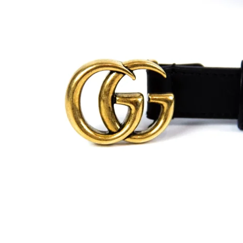 Gucci Vintage Pre-owned Leather belts Black Dames
