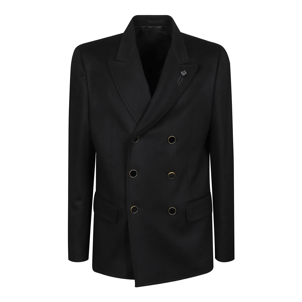 Lardini Stijlvolle Attitude Jas voor Mannen Black Heren