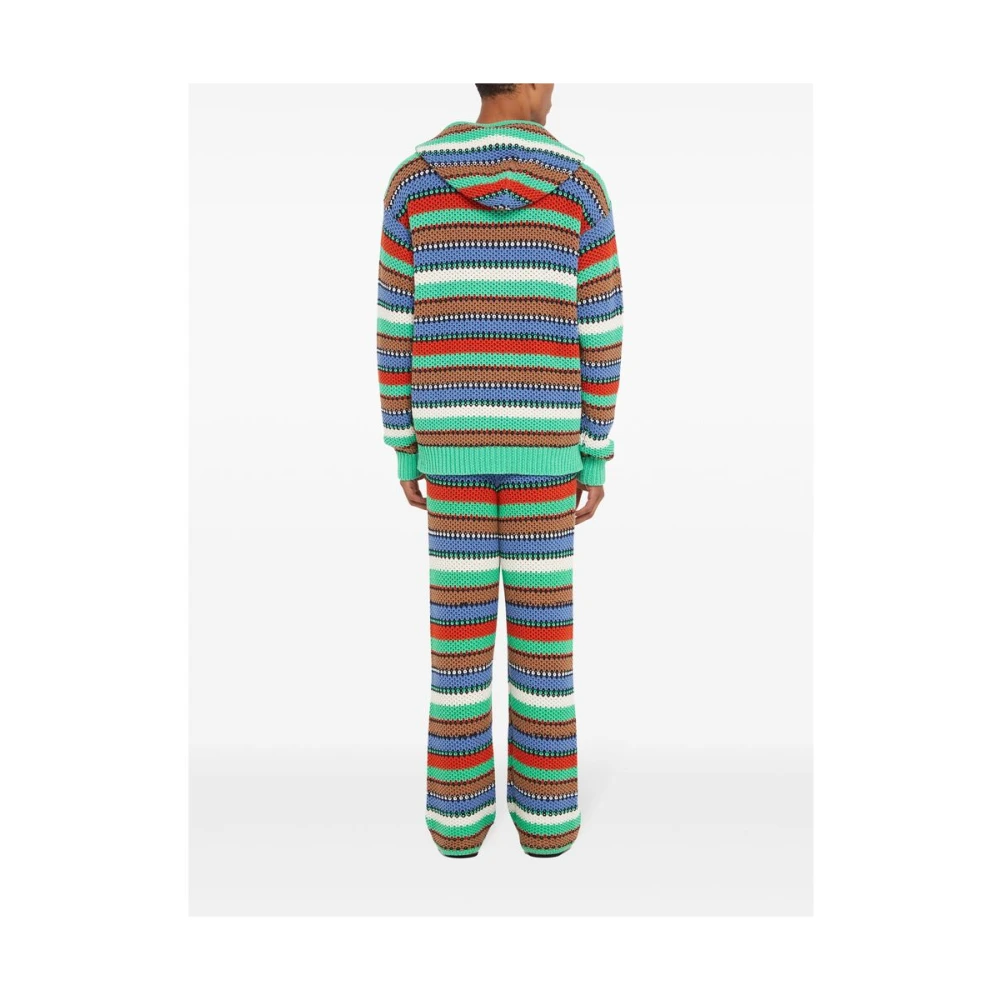 Alanui Groene Hoodie Lange Mouwen Multicolor Heren