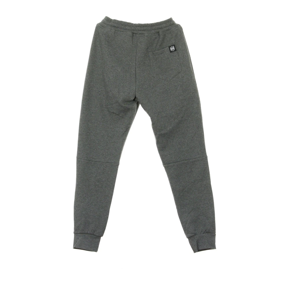 Dolly Noire Donkergrijze Melange Sweatpants Tracksuit Broek Gray Heren