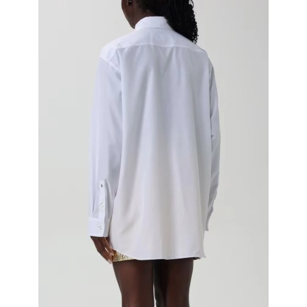 Moschino Witte Oversized Shirt White Dames