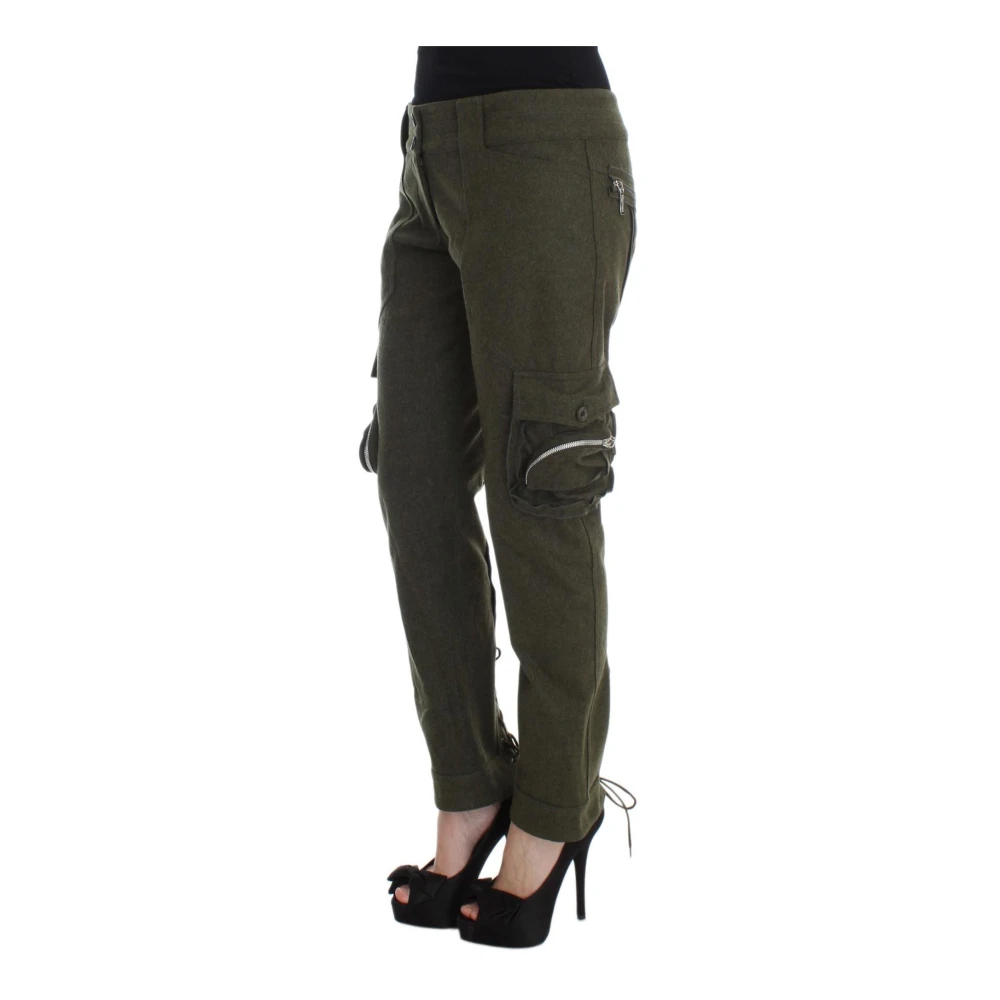 Ermanno Scervino Groene Cargo Broek voor Vrouwen Green Dames