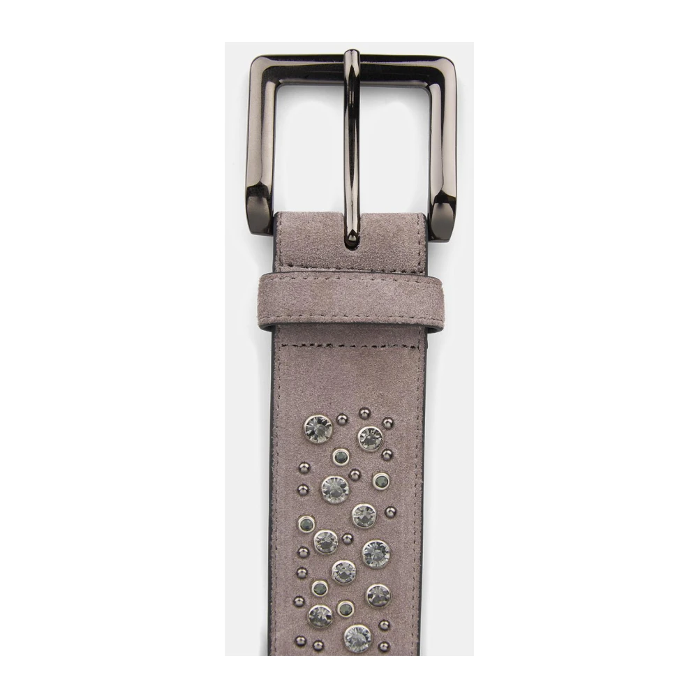 Alma en Pena Gevlochten leren riem Gray Dames