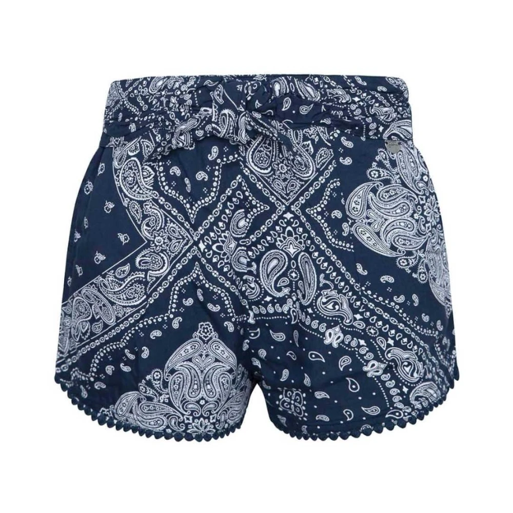 Pepe Jeans Girls Blue Shorts, 14 Y, Elana Shorts