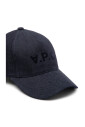 indigo-logo-print-denim-cap