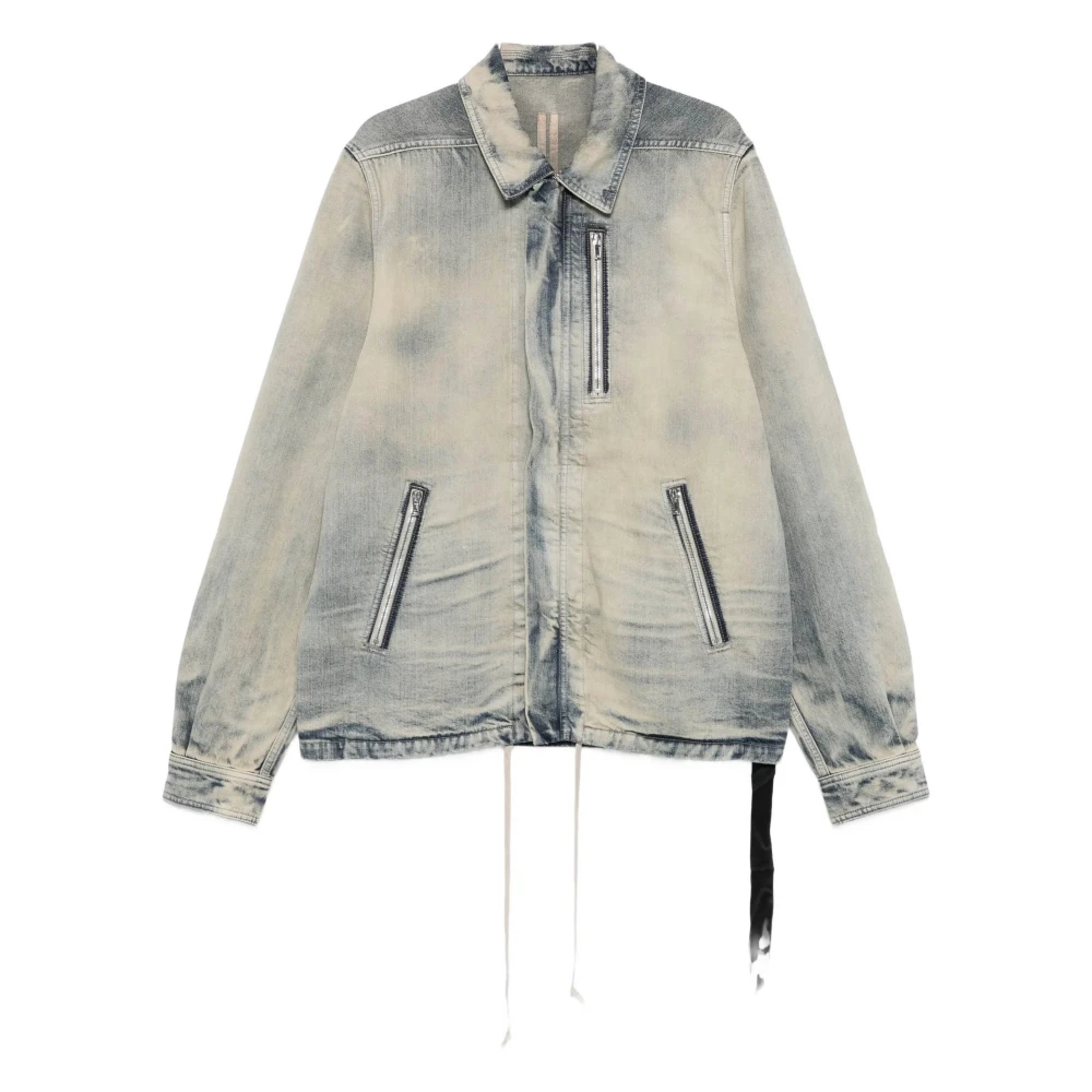 Jackets > Denim Jackets - - Rick Owens - Modalova