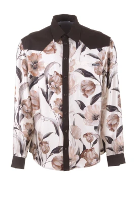 Flowers Combined Long Sleeve Shirt