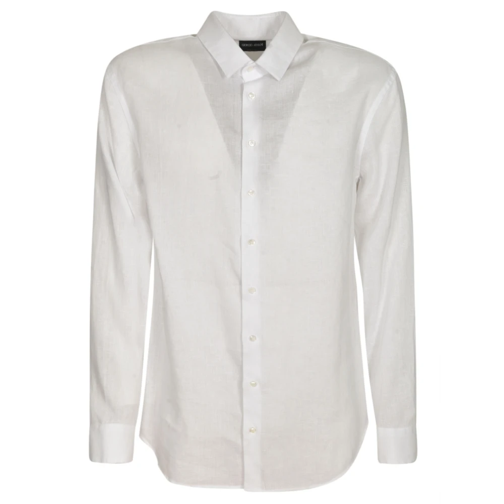 Giorgio Armani Formal Shirts White Heren