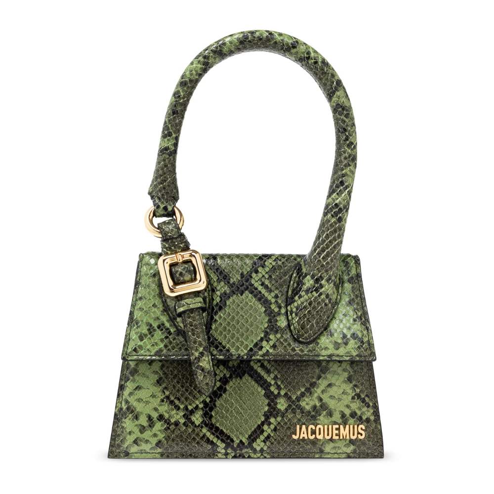 Jacquemus Schoudertas Le Chiquito Moyen Boucle Green Dames