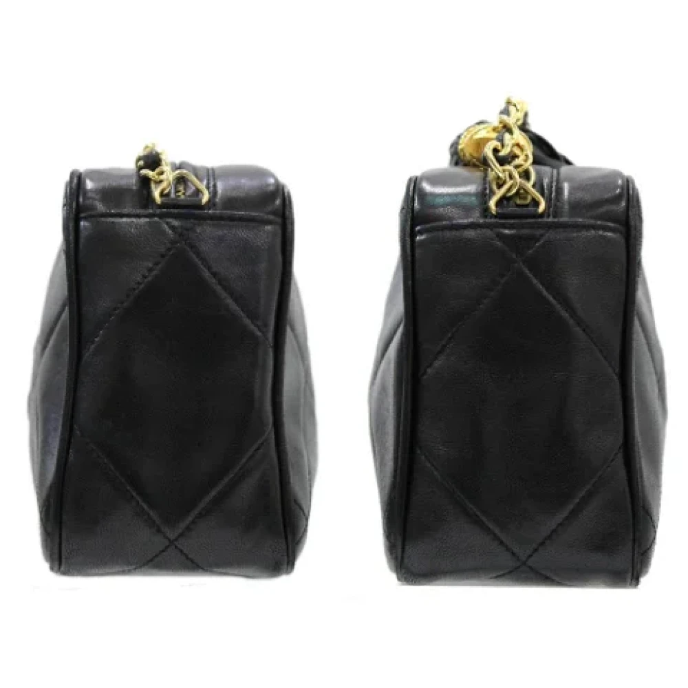 Chanel Vintage Pre-owned Leather shoppers Black Dames