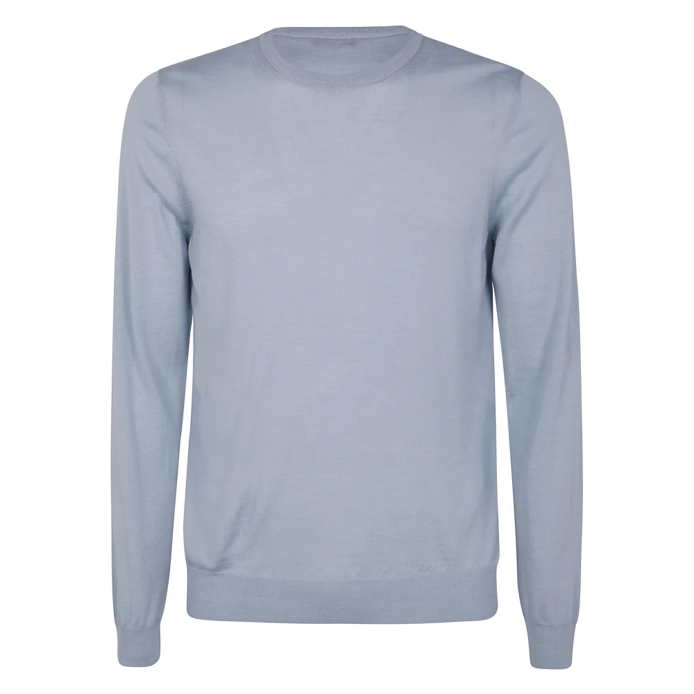 Barba Napoli Casual Gebreide Trui Blue Heren