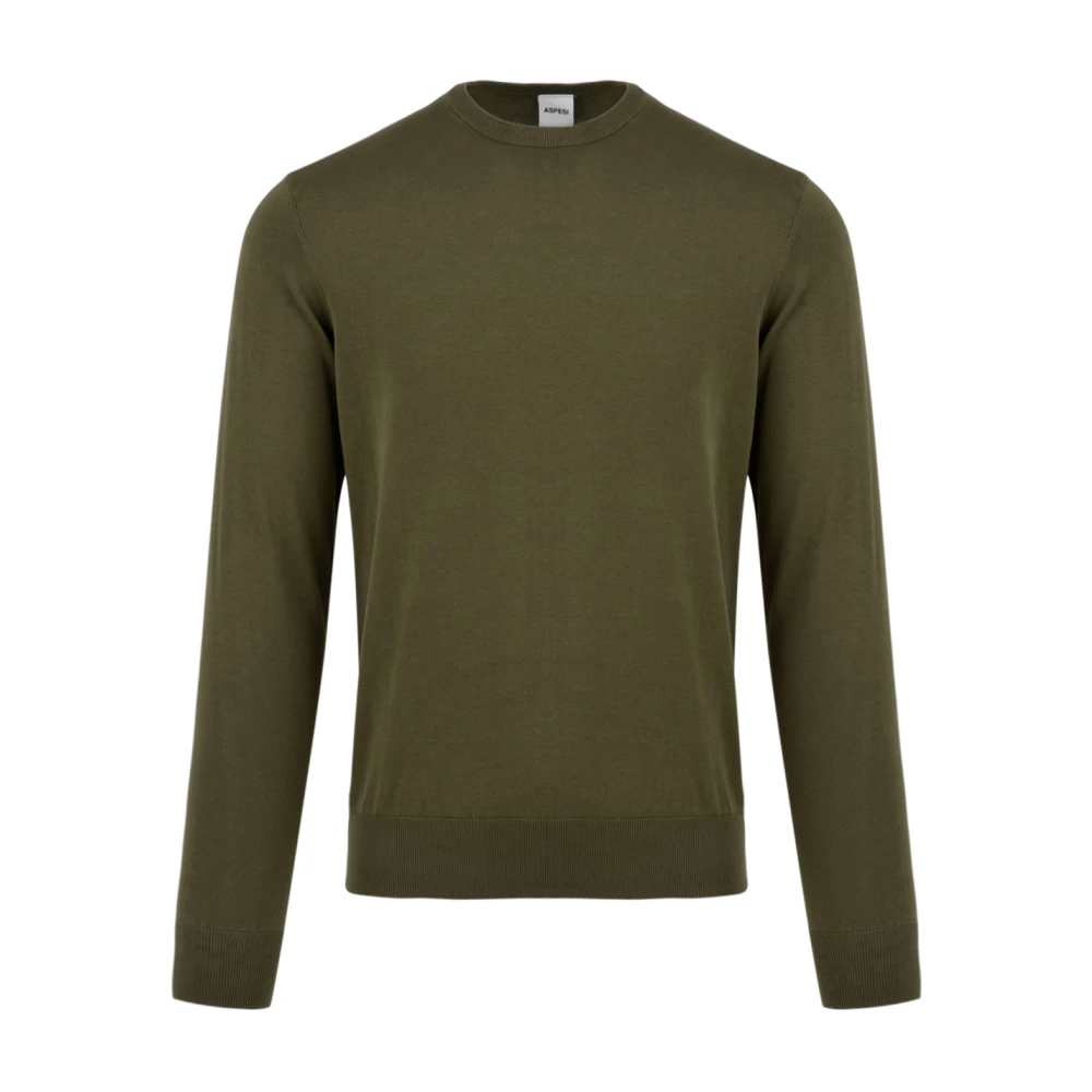 Aspesi Groene Sweaters voor Mannen Green Heren