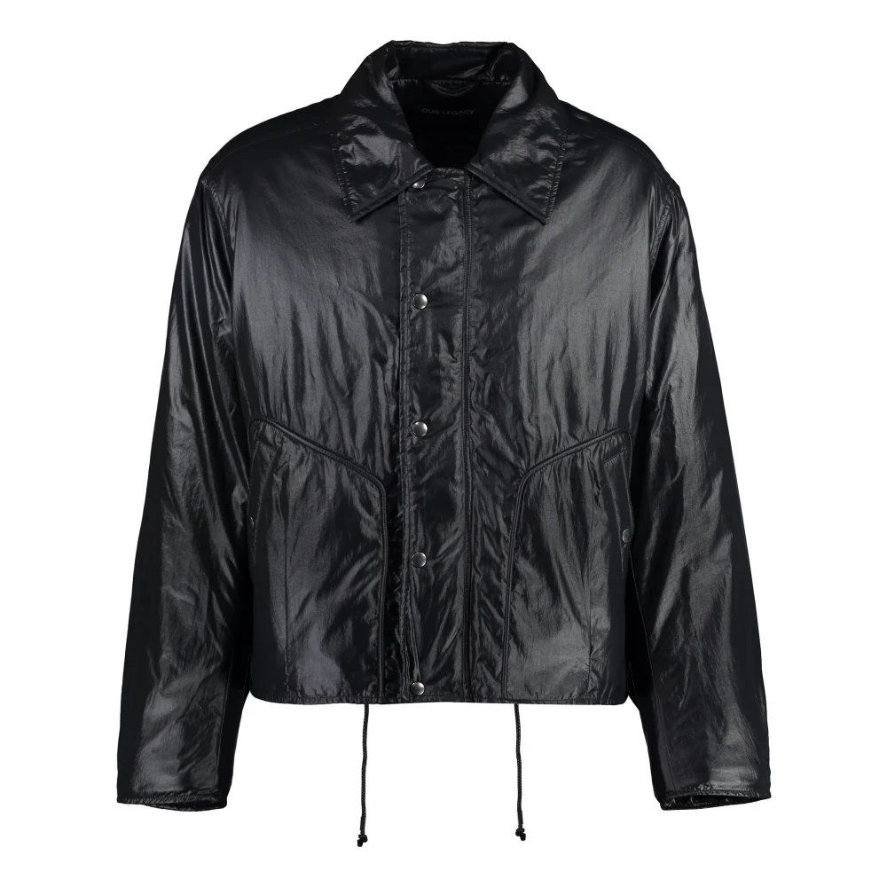 Our Legacy Techno Fabric Jack met Zijzakken Black Heren