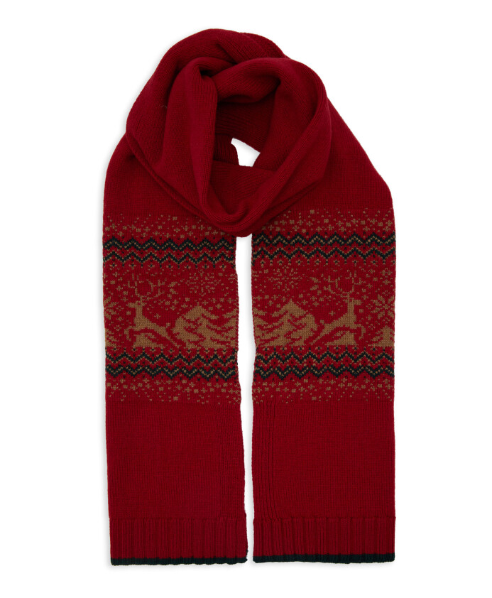 echarpe-rouge-motif-de-noel-style-italien