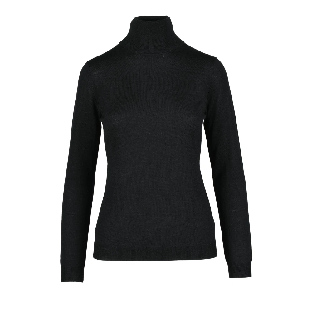 Ballantyne Wollen Gebreide Trui Black Dames