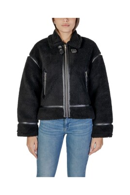 veste-et-manteau-en-polyester-noir-collection