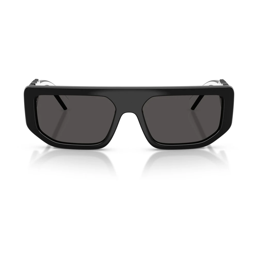 Dolce & Gabbana Unisex Schwarz Rechteckige Sonnenbrille