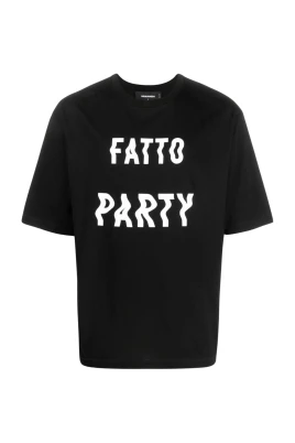 Fatto Party Grafisk T-shirt