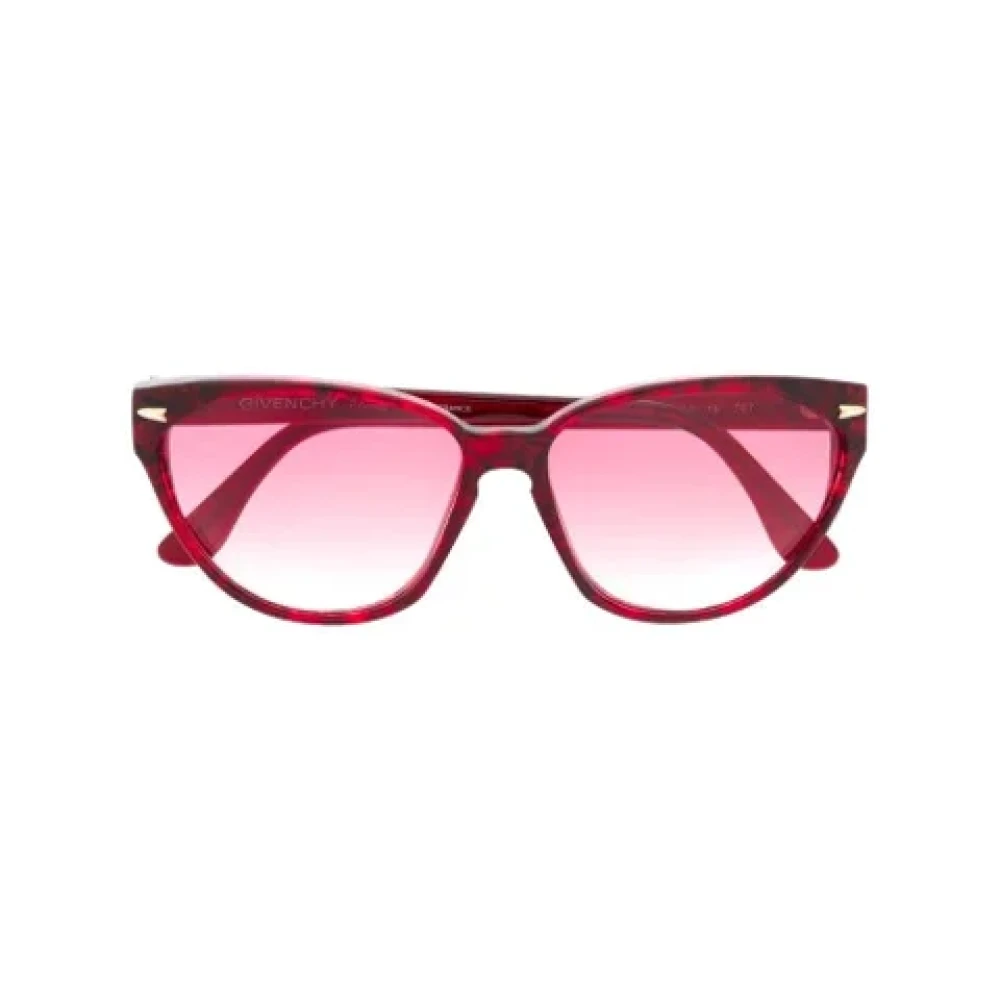 Givenchy Pre-owned Acetate sunglasses Red Dames