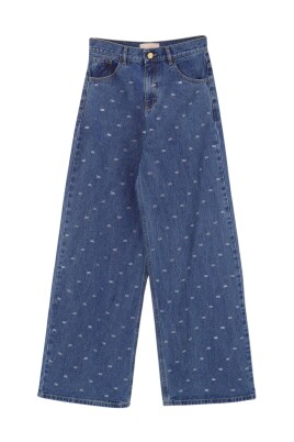 barn-wide-leg-broderade-jeans