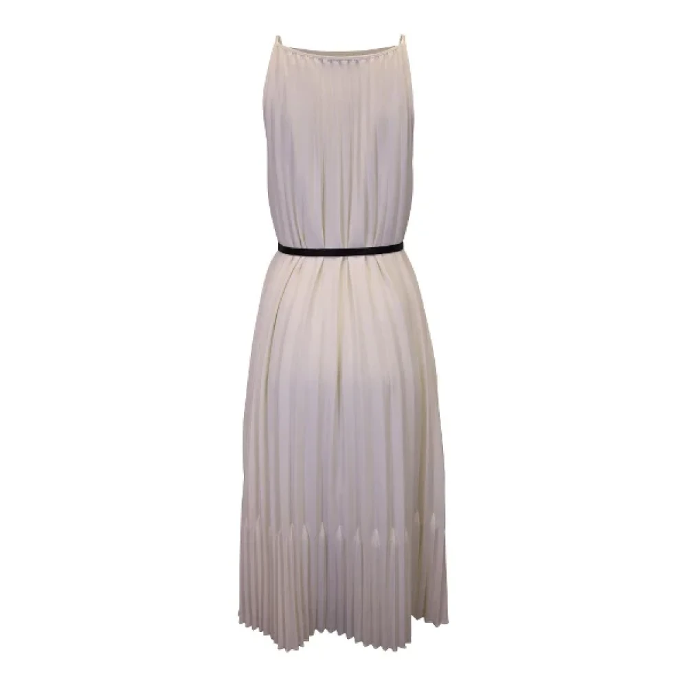 Proenza Schouler Pre-owned Polyester dresses White Dames