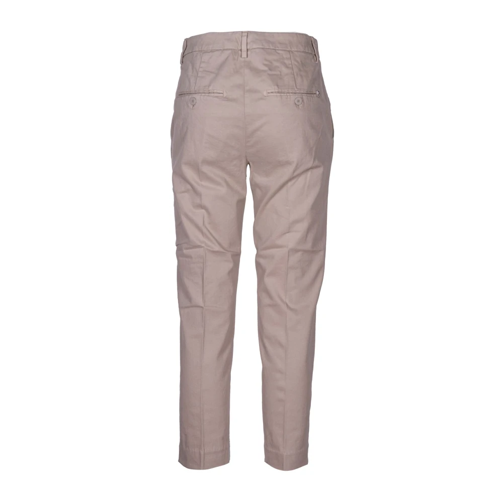 Dondup Chino Broek met Juweelknoop voor Dames Pink Dames