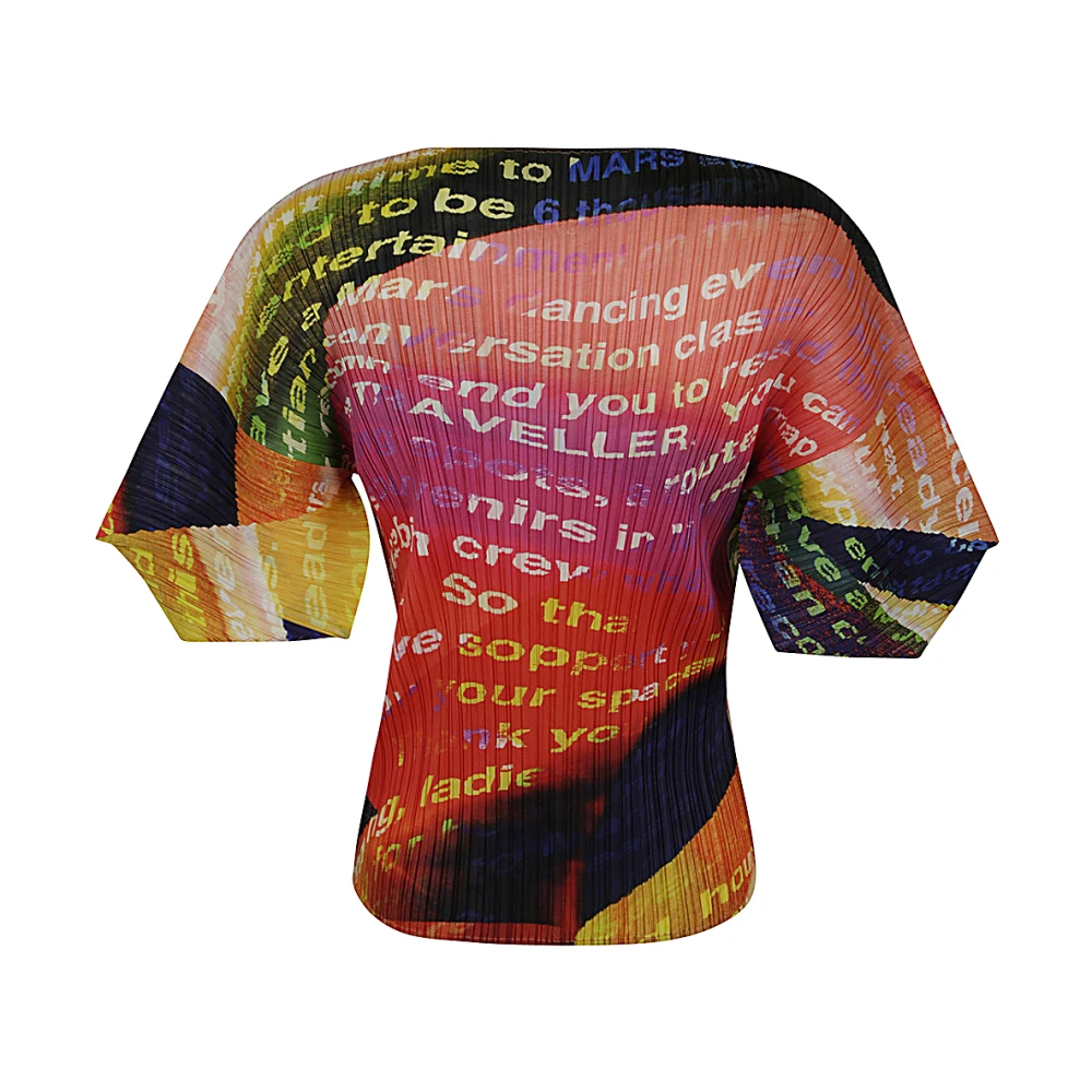 Issey Miyake Sunset Orange Voyager Shirt Multicolor Dames