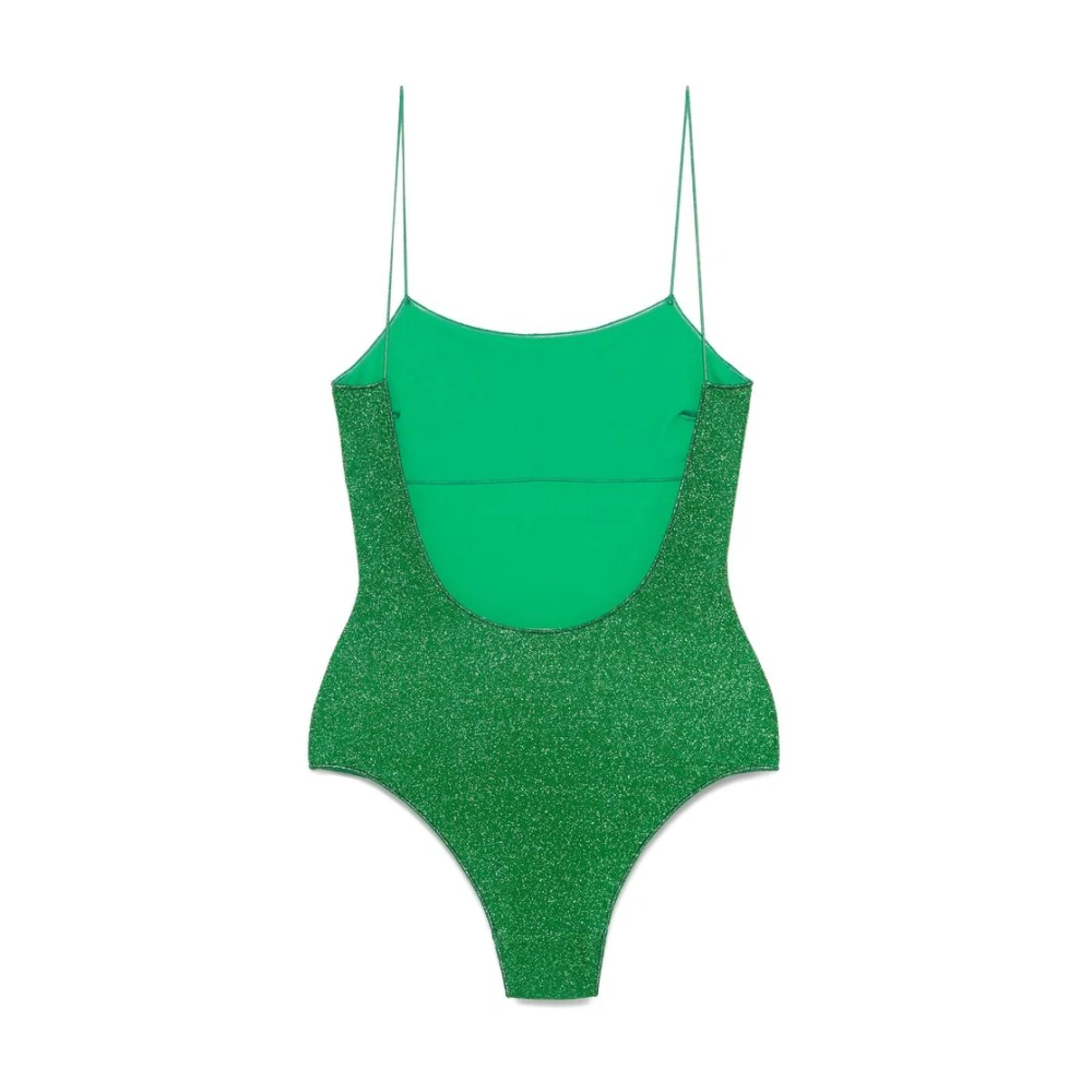 Oseree Grasgroene Vierkante Hals Badpak Green Dames