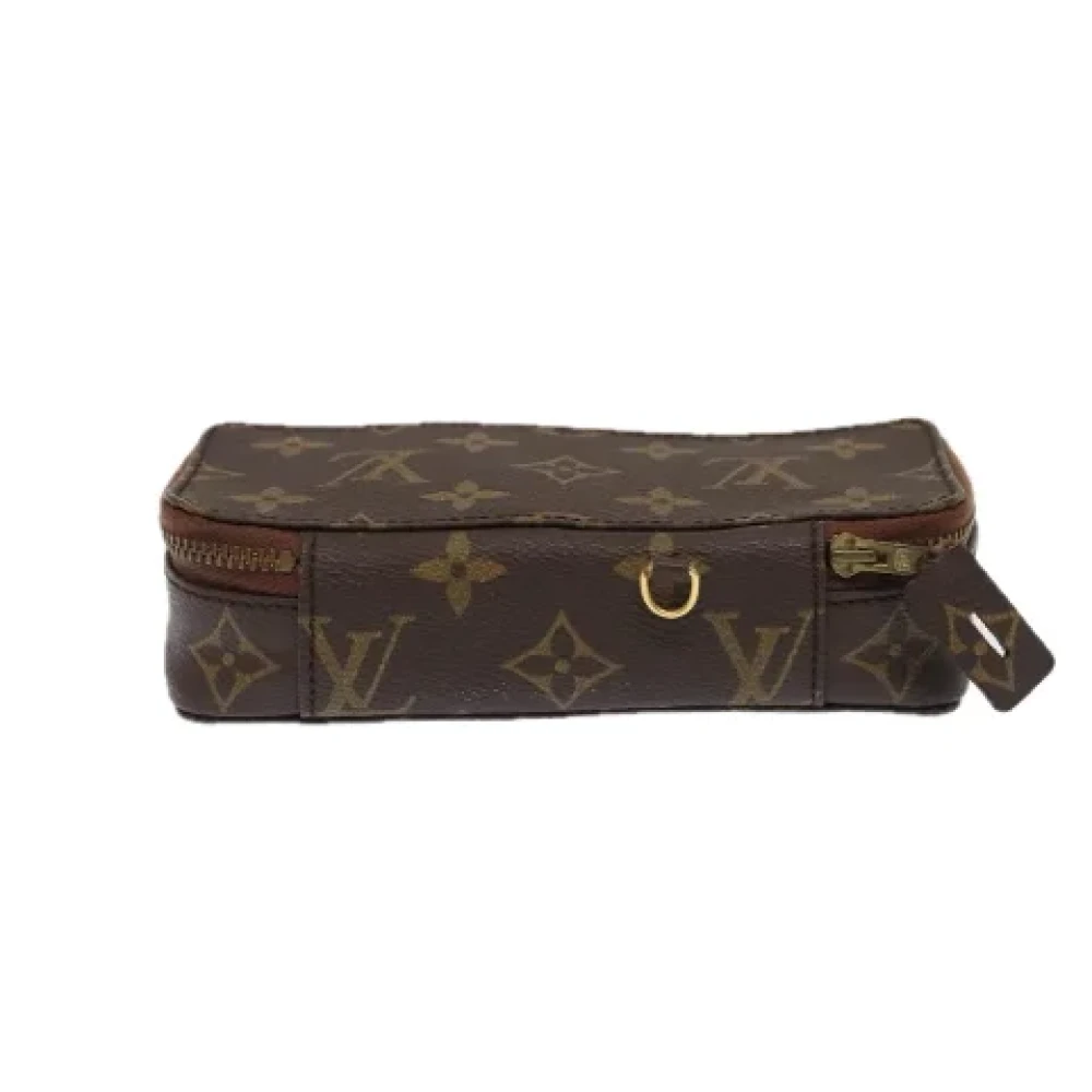 Louis Vuitton Vintage Pre-owned Canvas pouches Brown Dames