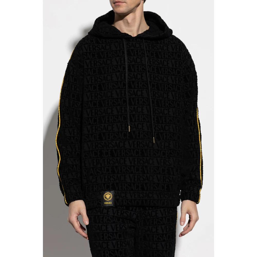 Versace Sweatshirt met logo Black Unisex