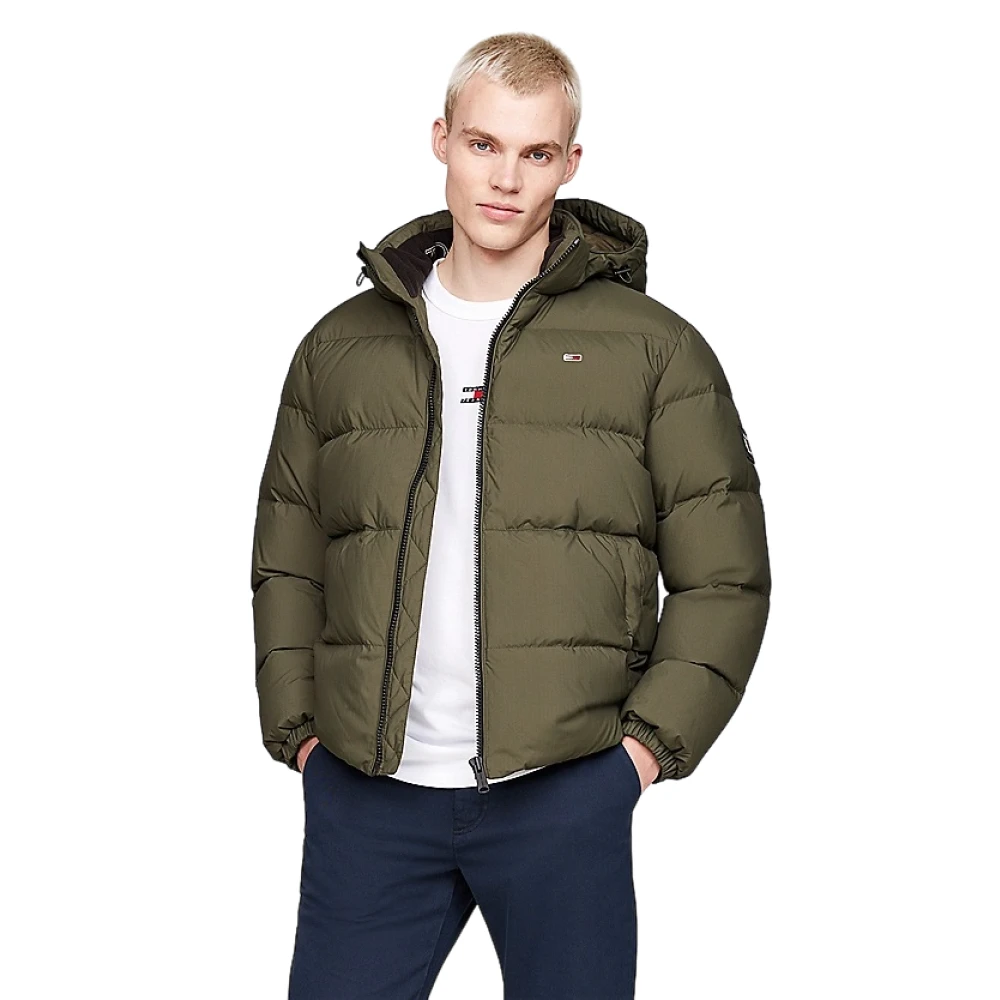 Tommy Jeans Groene Donsjas Aw24 Green Heren