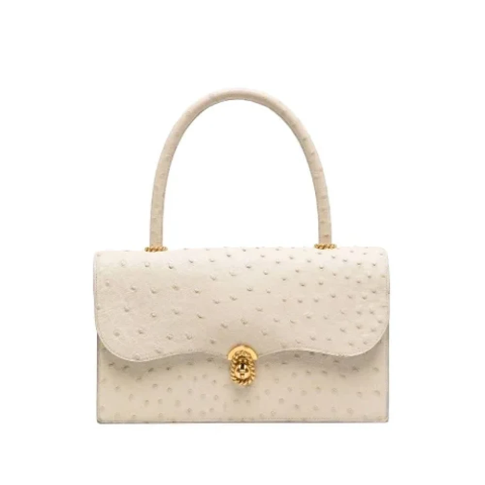 Hermès Vintage Pre-owned Leather handbags Yellow Dames