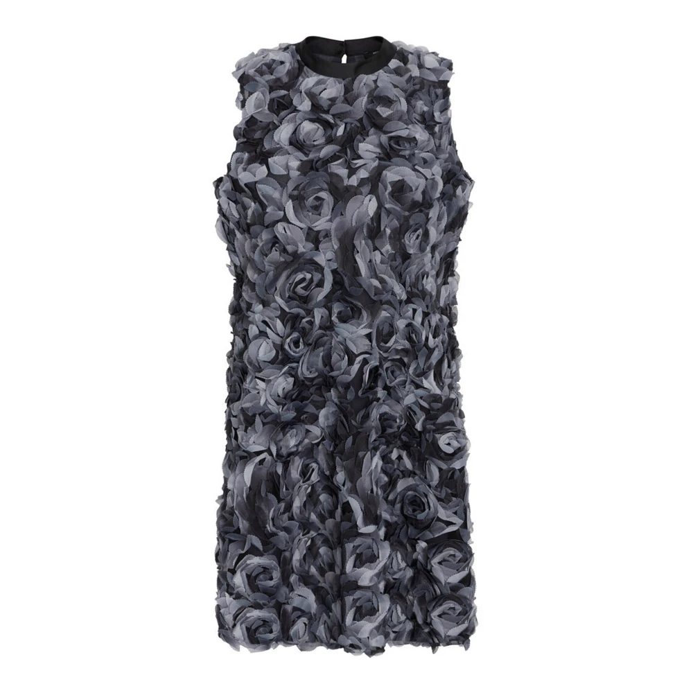 Bruuns Bazaar Multicolor Short Dresses, Female, 2XL, Blue Floral Dress
