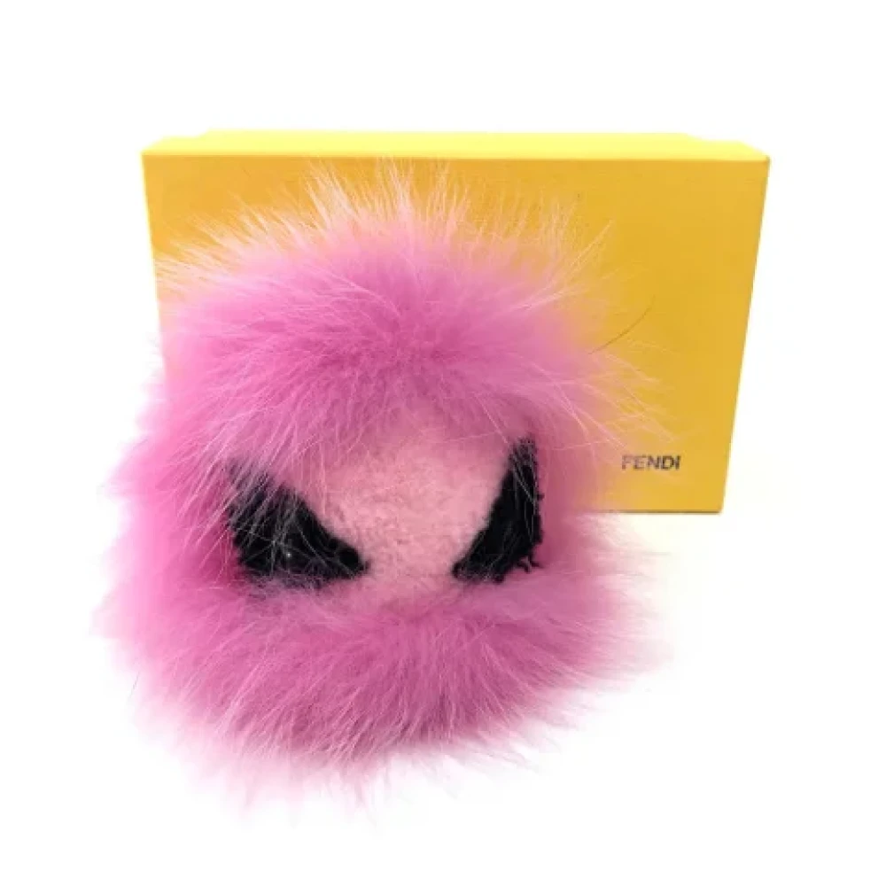 Fendi Vintage Pre-owned Fabric key-holders Pink Dames