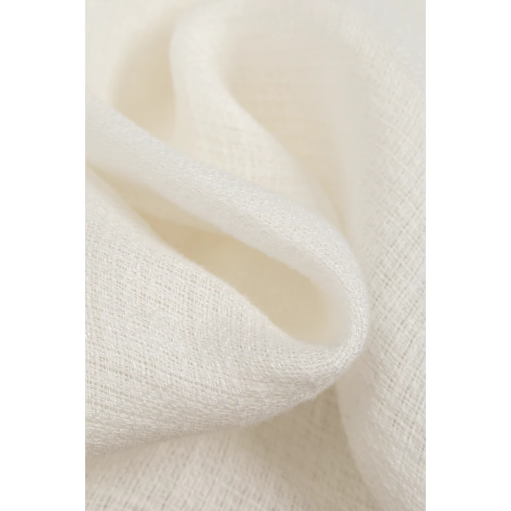 Max Mara Linnen sjaal Grammo Beige Dames