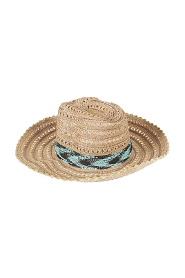 Stilfull Raffia Sombrero Hat - MultiFärg
