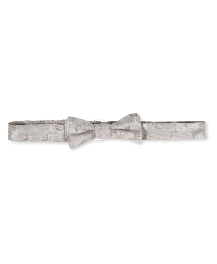 papillon-beige-en-soie-avec-aigle-emblematique
