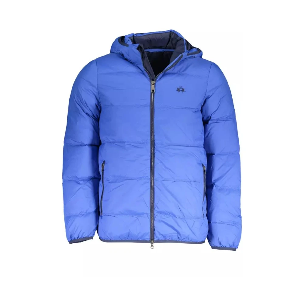 La Martina Men's Blue Elite Jacket With Removable Hood - Winter Jackets - 2XL- Jackets