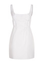 robe-blanche-col-carre