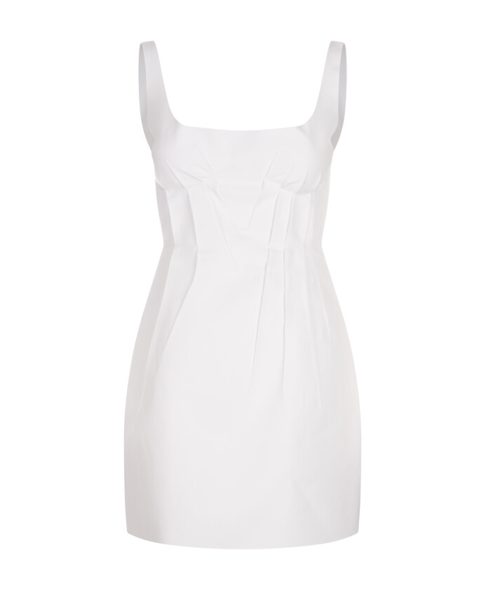 robe-blanche-col-carre