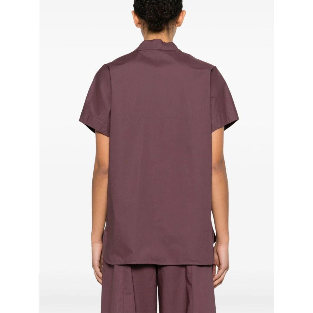 Nine In The Morning Bordeaux Elegant Dames Overhemd Red Dames