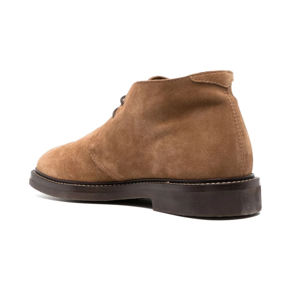 BRUNELLO CUCINELLI Bruine Veterschoenen voor Heren Brown Heren