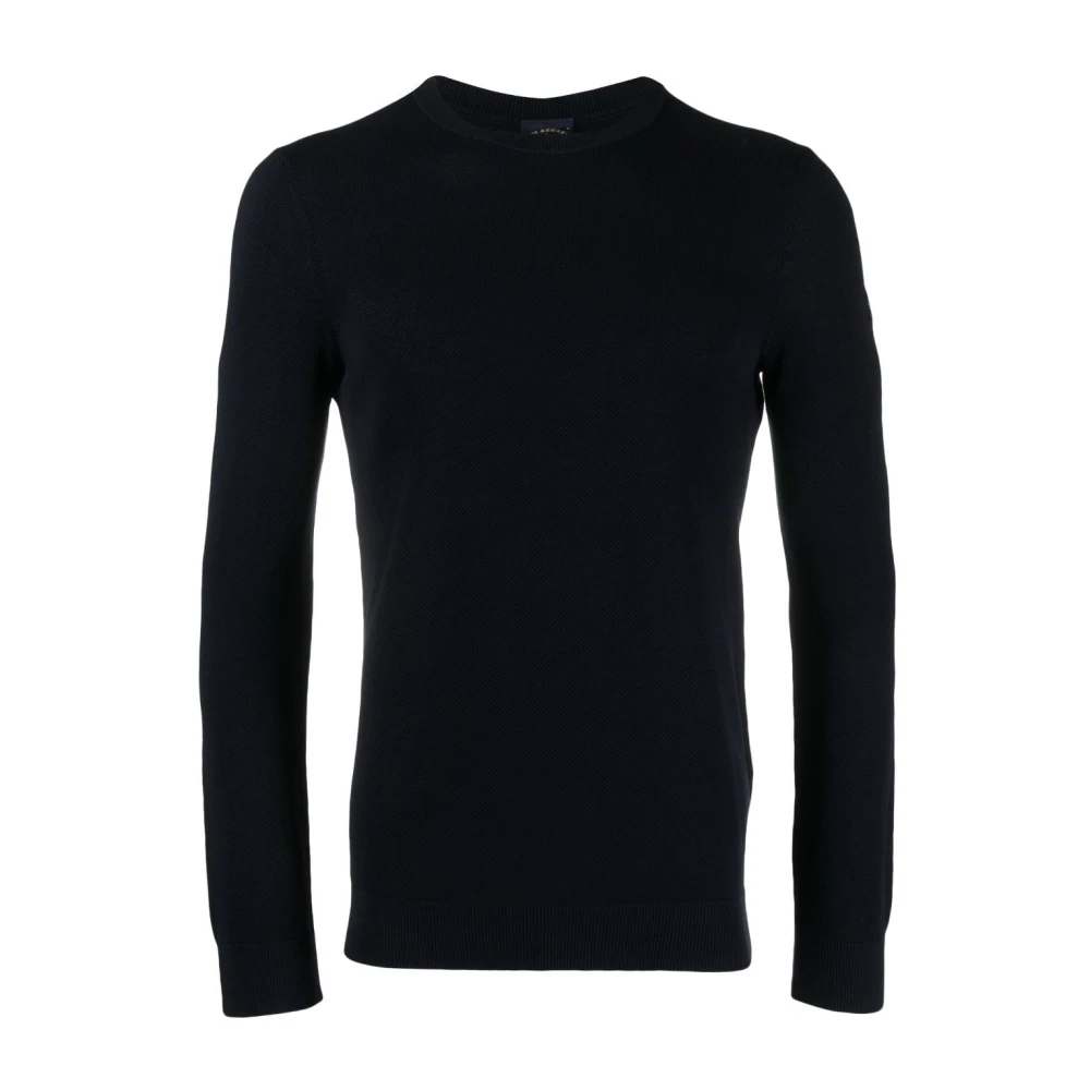 Paul & Shark Men's Blue Round-Neck Knitwear Jumper