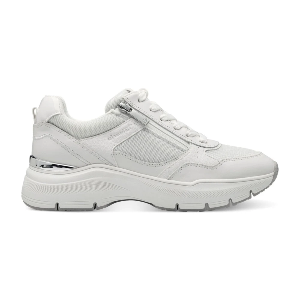 Tamaris Women's White Sneakers, 7 Uk, Trainers For