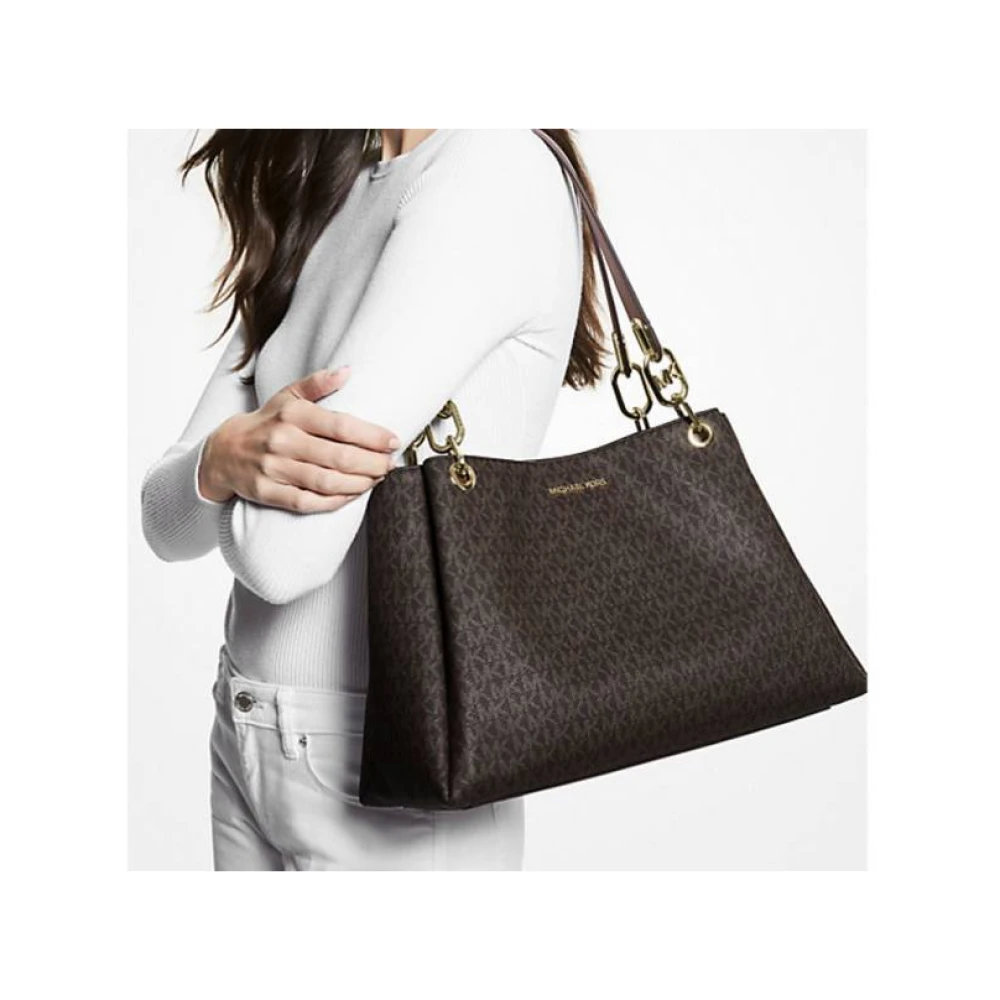Michael Kors Stijlvolle Borse Tas Brown Dames