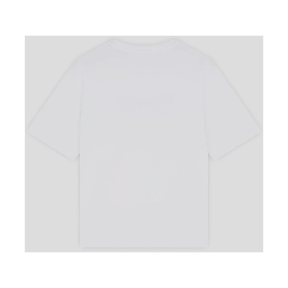 Maison Kitsuné Katoenen Logo T-Shirt White Dames