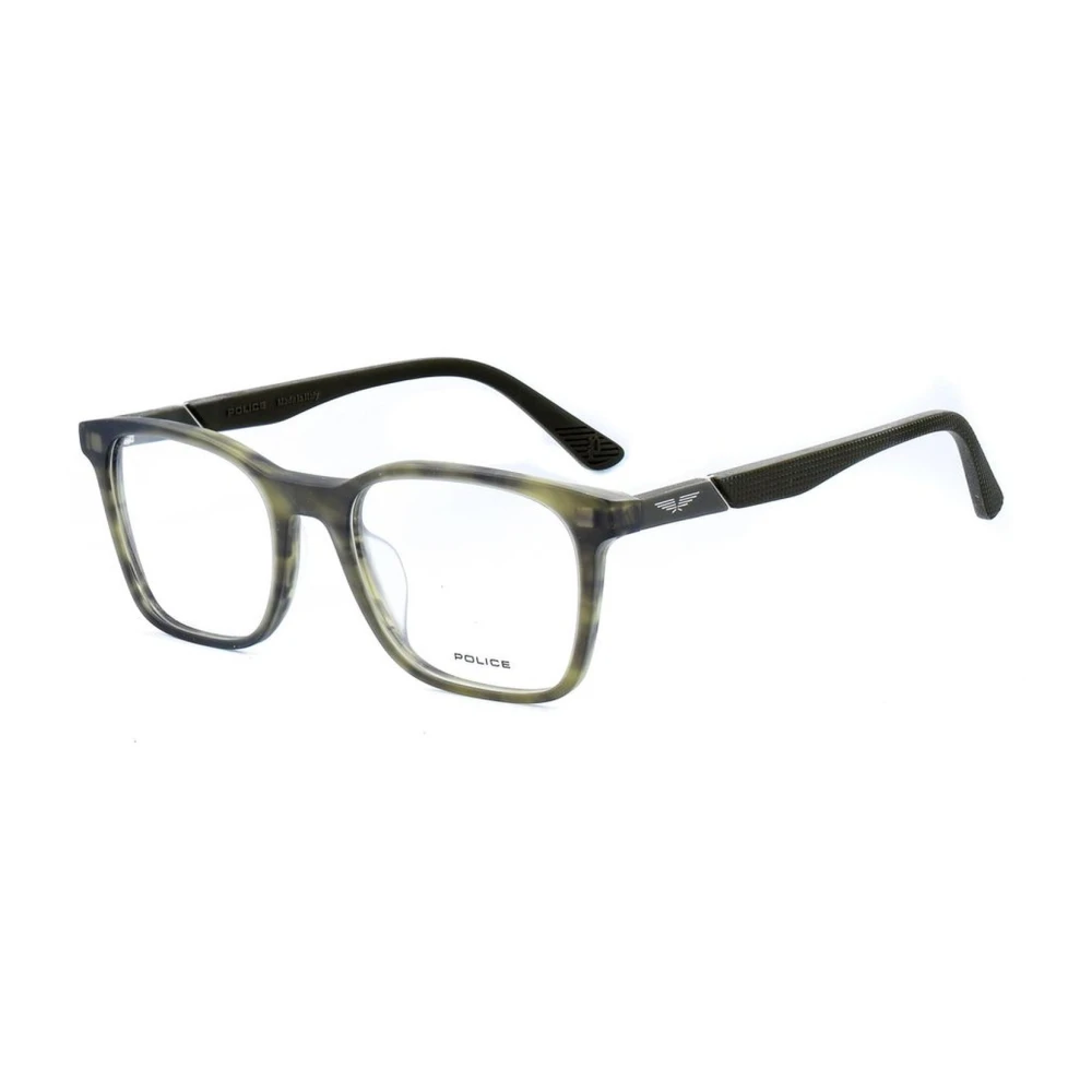 Police Groene plastic frames met wijzerplaat Green Heren