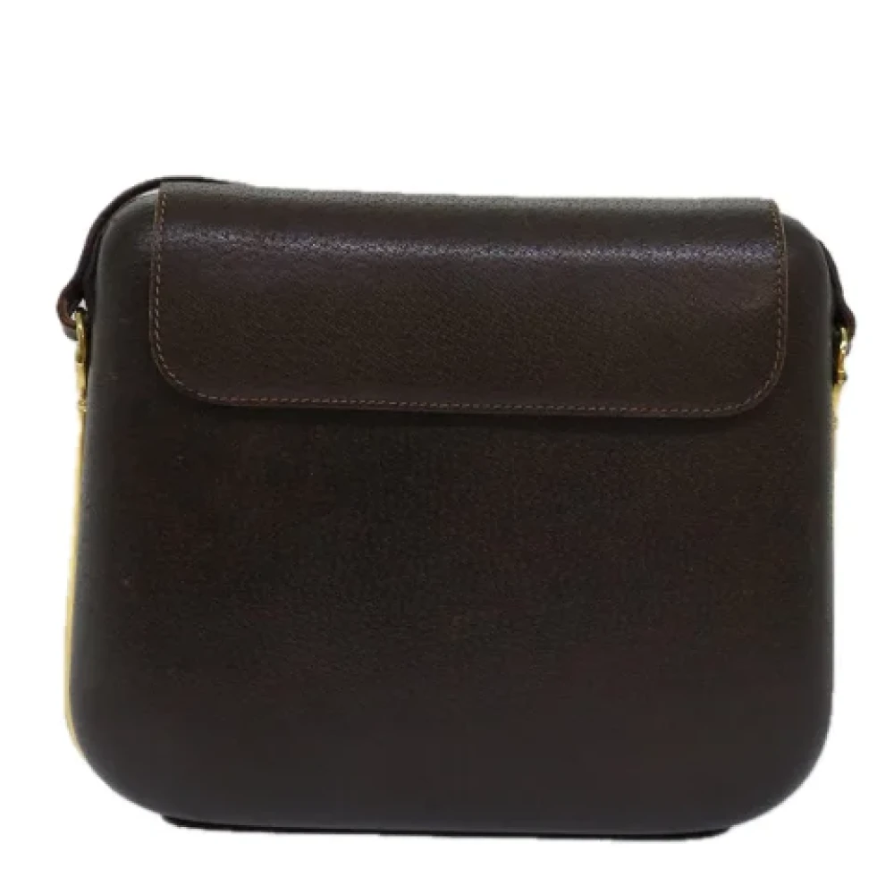 Gucci Vintage Pre-owned Leather gucci-bags Brown Dames