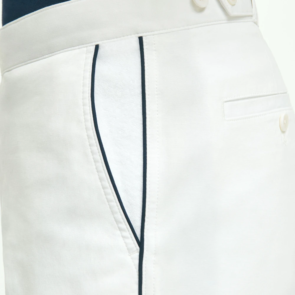Brooks Brothers Tennis katoenen shorts White Heren
